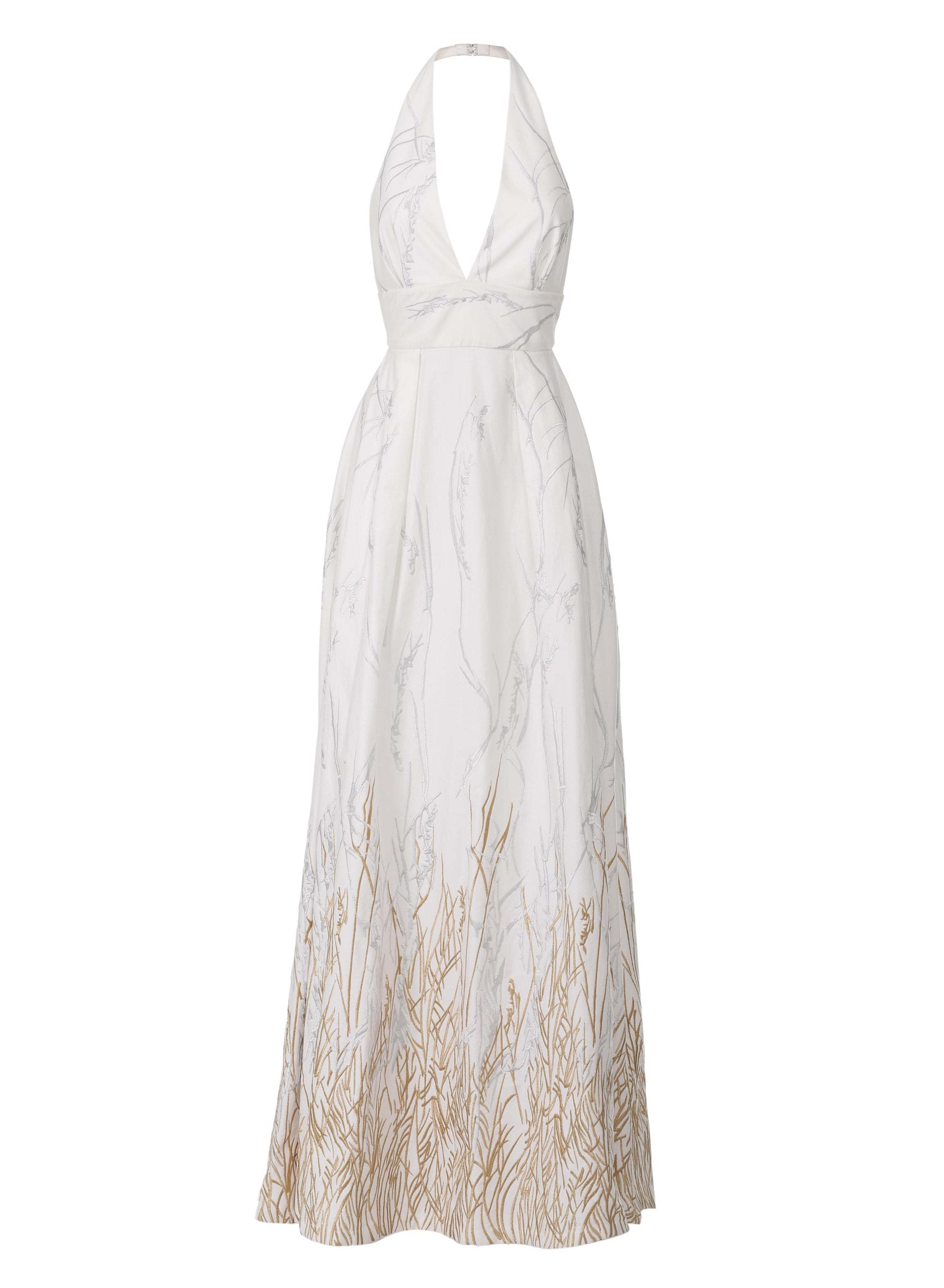 Arboreal Embroidered Cotton Dress - 50 - Image 34