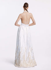 Arboreal Embroidered Cotton Dress - 50 - Image 35