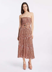 Bead Embroidered Strapless Dress - 50 - Image 33