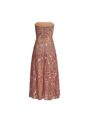 Bead Embroidered Strapless Dress - 50 - Image 35