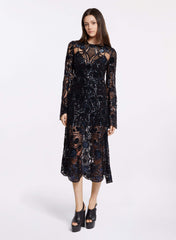 Sequin Embroidered Midi Dress - 50 - Image 41