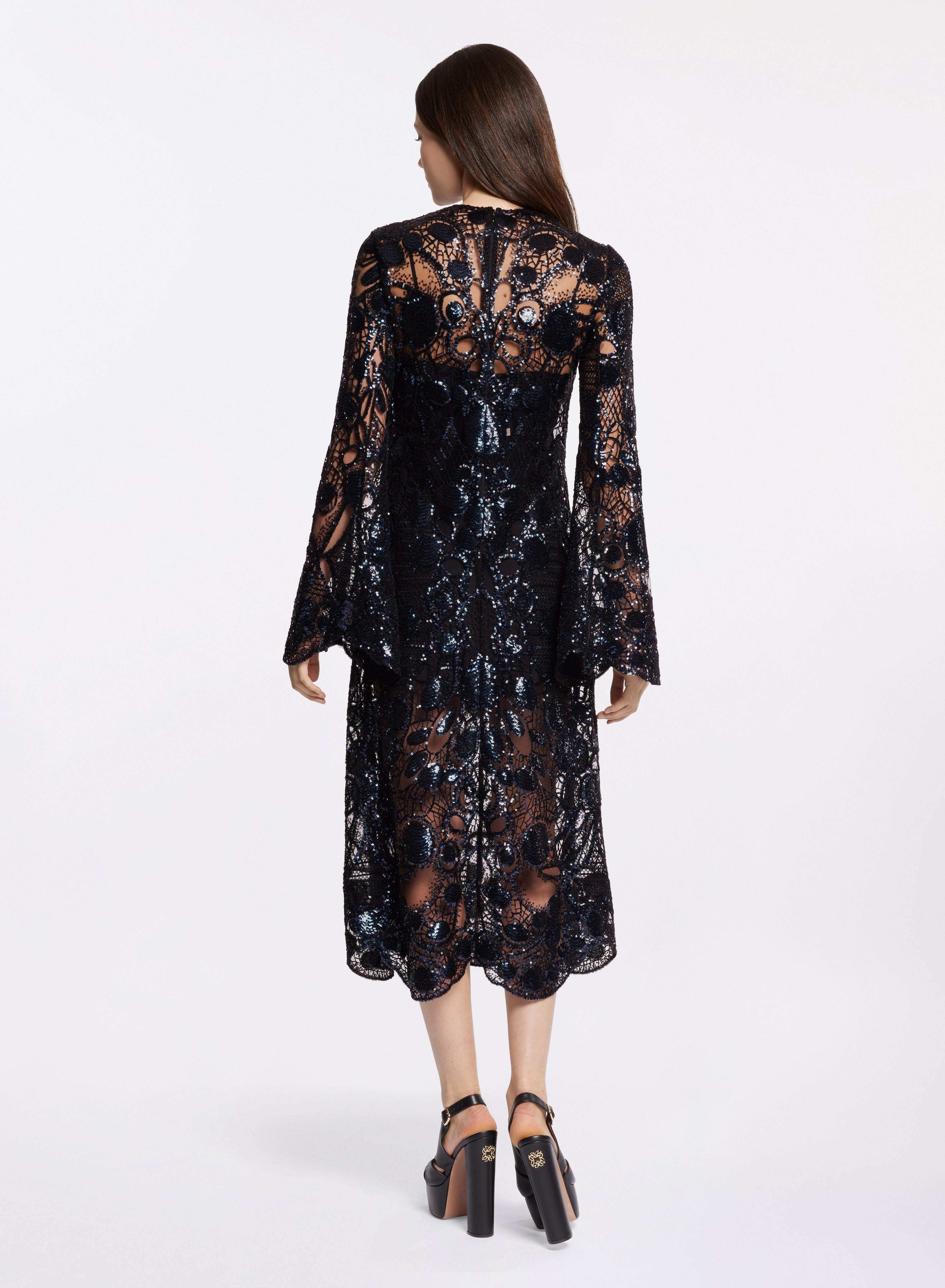 Sequin Embroidered Midi Dress - 50 - Image 44
