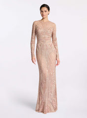 Bead Embroidered Long Dress - 52 - Image 28