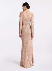 Bead Embroidered Long Dress - 52 - Image 29