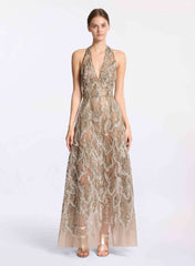 Embroidered Tulle Flared Dress - 52 - Image 28