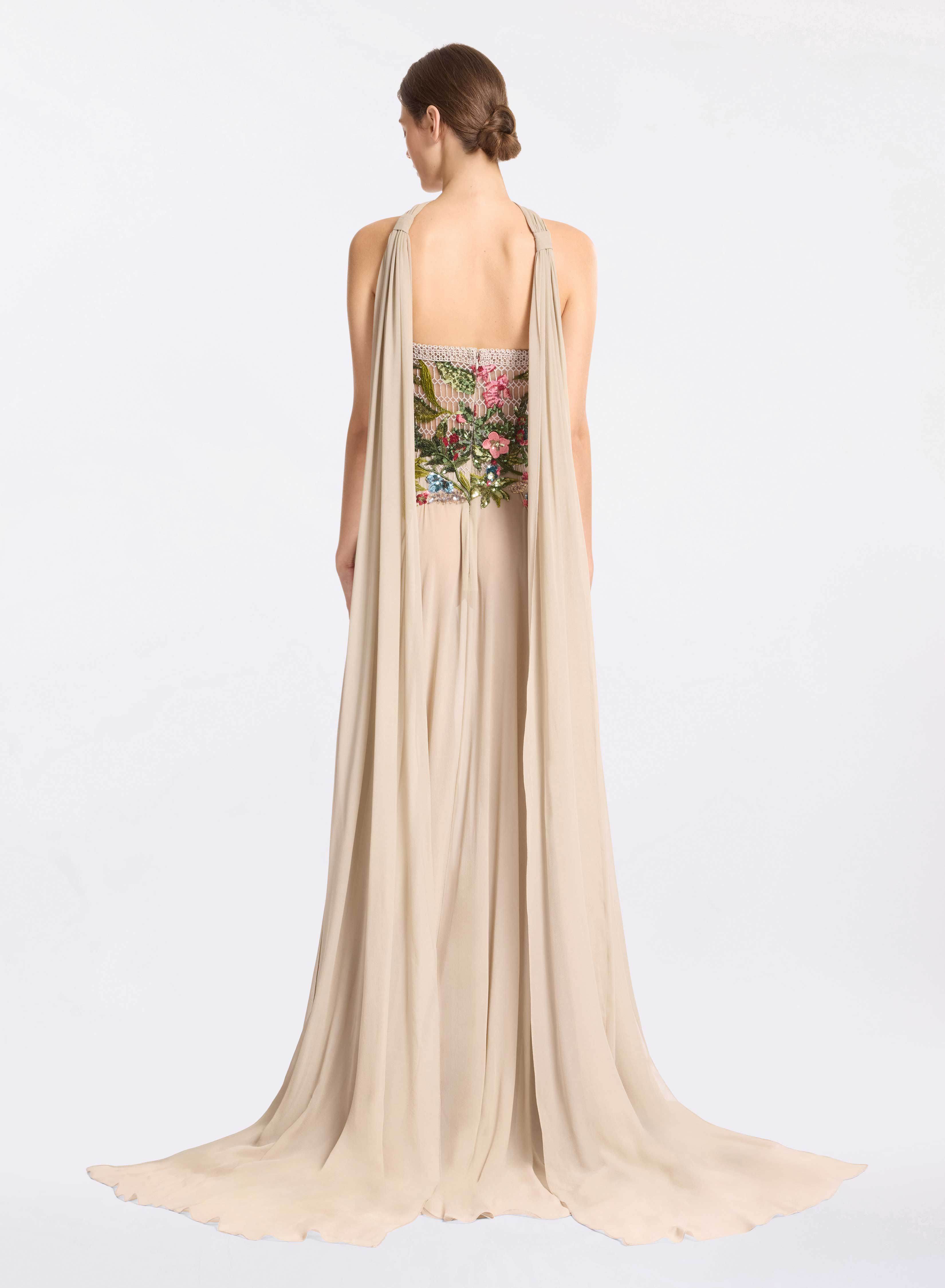 Embroidered Tulle and Silk Dress - 52 - Image 29