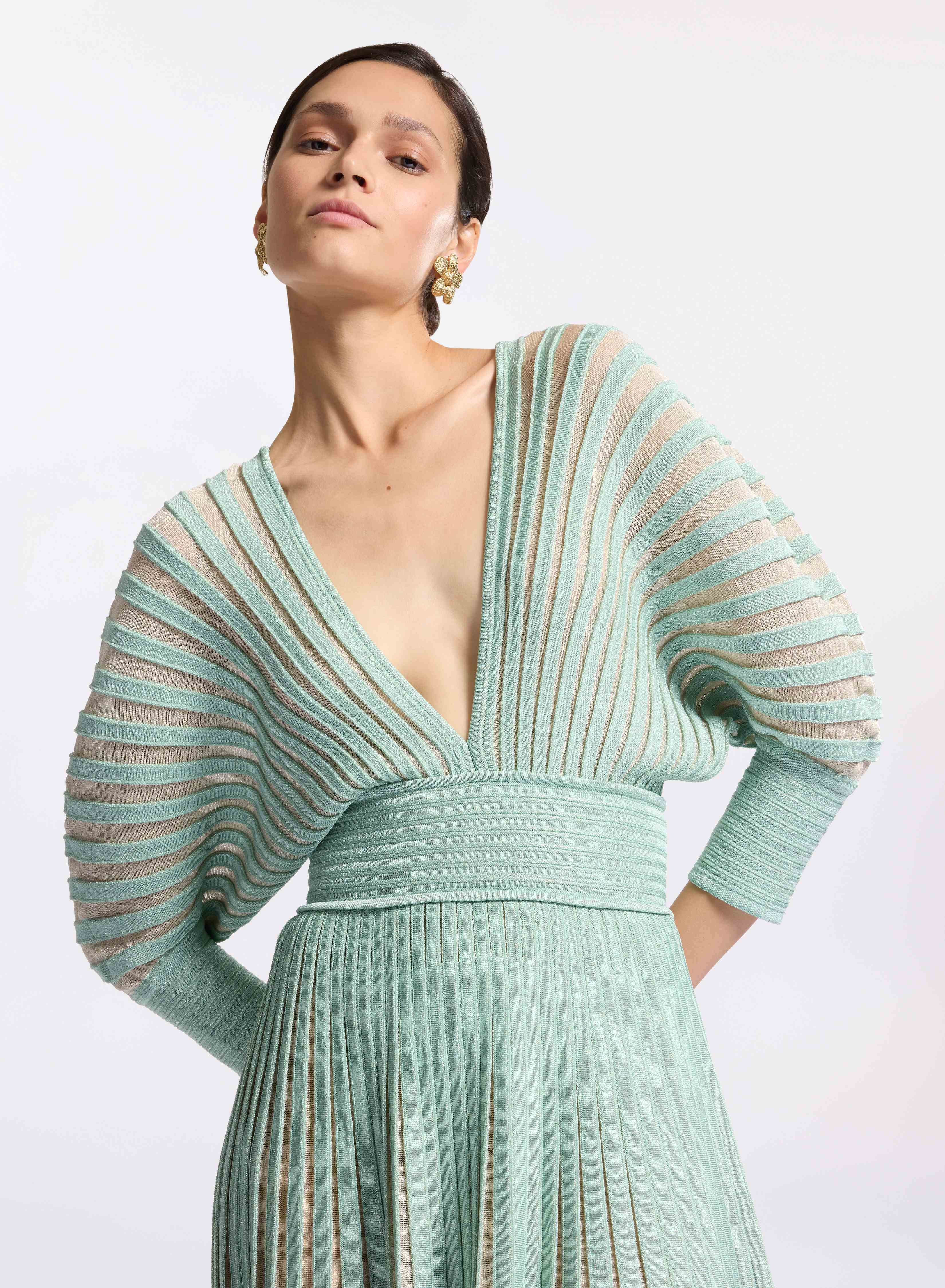 Knit Long Dress - 52 - Image 30